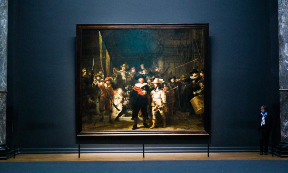 The Night Watch by Rembrandt in Amsterdam Rijksmuseum