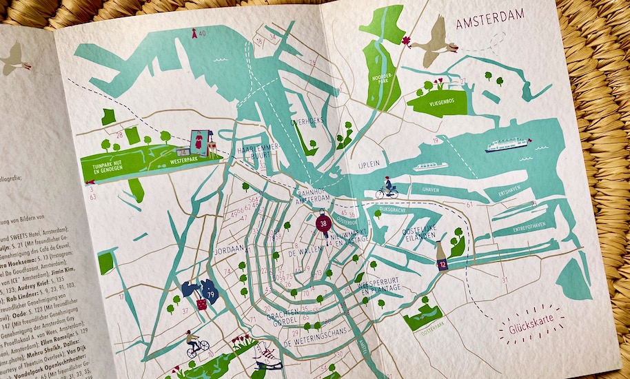 Mappa della città di Amsterdam